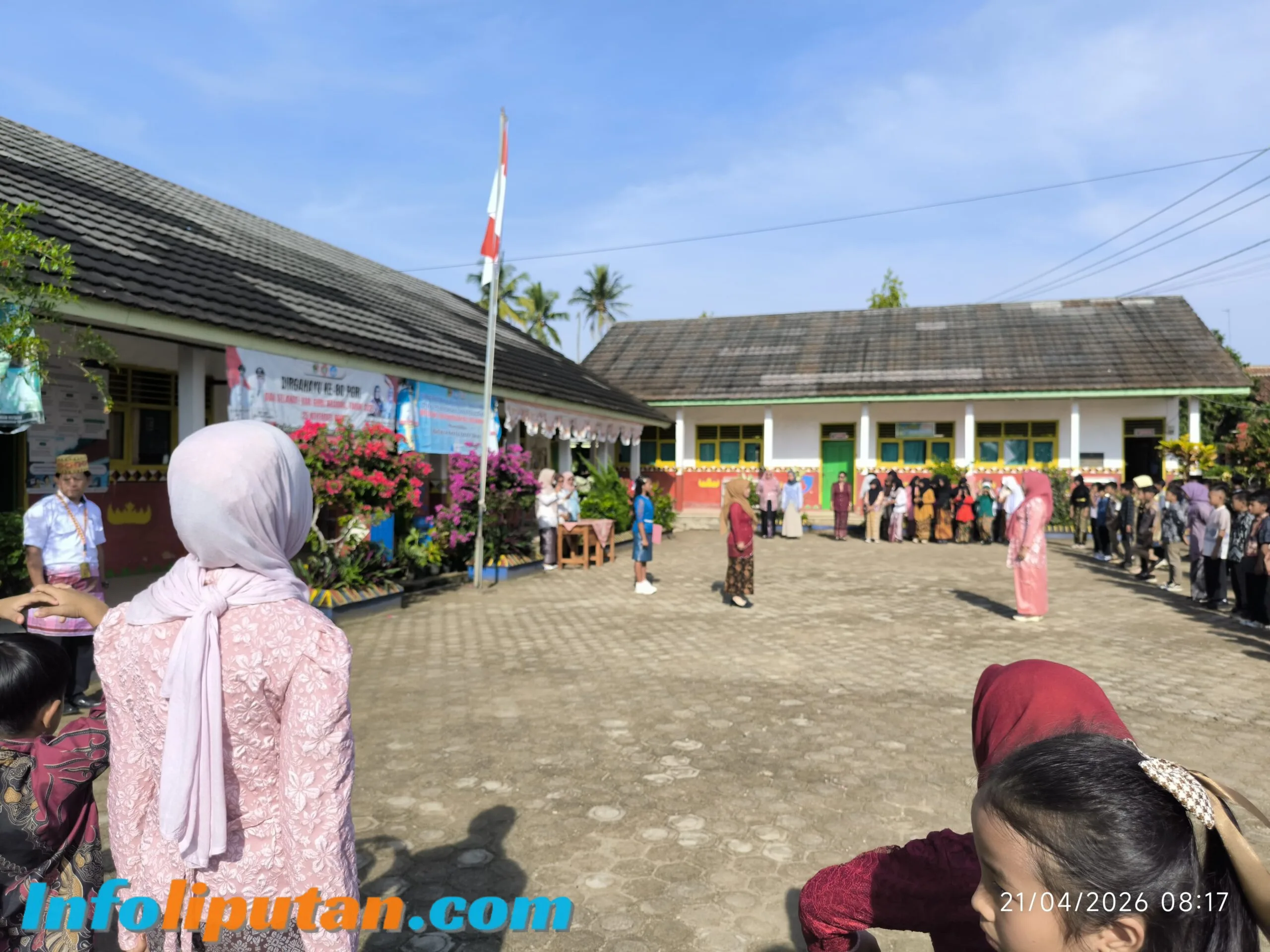 SDN 1 Air Naningan Laksanakan Upacara Hari Kartini dengan khidmat ‎