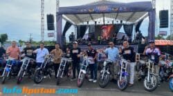 Ribuan Pecinta RX-King Padati Kalianda, Jamda II Region Lampung Resmi Dibuka
