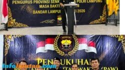Pengukuhan Pengurus PAW SENKOM Mitra Polri Provinsi Lampung Masa Bakti 2023–2028, Perkuat Solidaritas dan Pengabdian Masyarakat