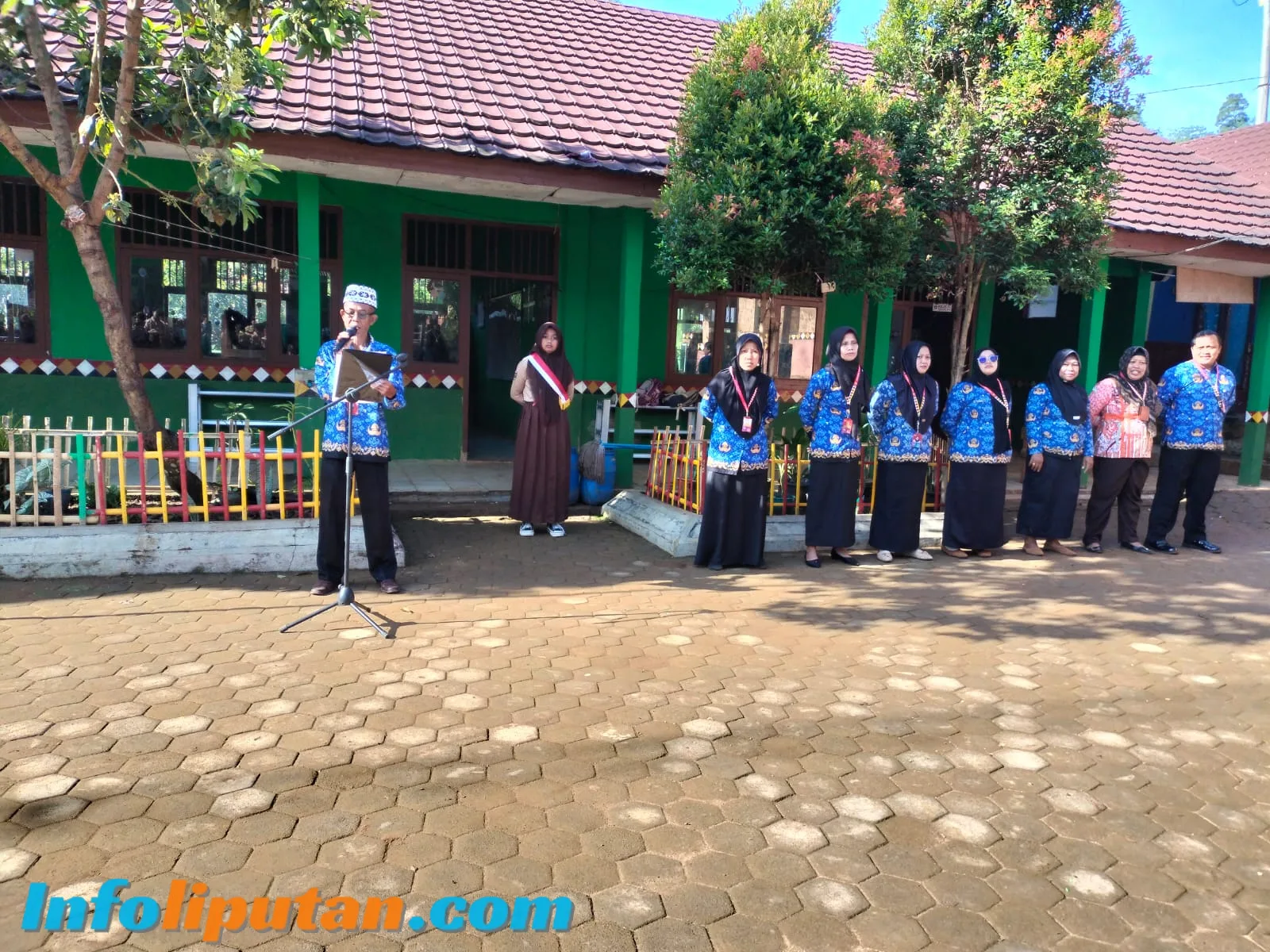 SD Negri 1 Sinar Jawa Gelar Upacara Hardiknas 2026 di Halaman Sekolah