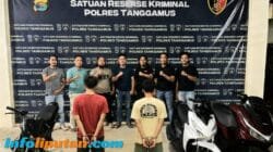 Tekab 308 Presisi Polres Tanggamus Tangkap 2 Tersangka Curas Usai Korban Berwisata di Kota Agung Timur