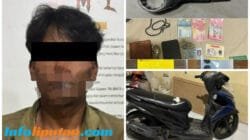 Bawa Kabur HP dan Motor, Pelaku Curat di Ngambur Akhirnya Diamankan Polisi