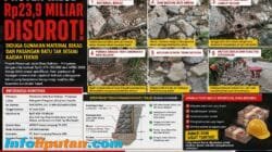Nilai Kontrak Rp23,9 Miliar, Pengerjaan Talud Diduga Tidak Sesuai Spesifikasi Teknis