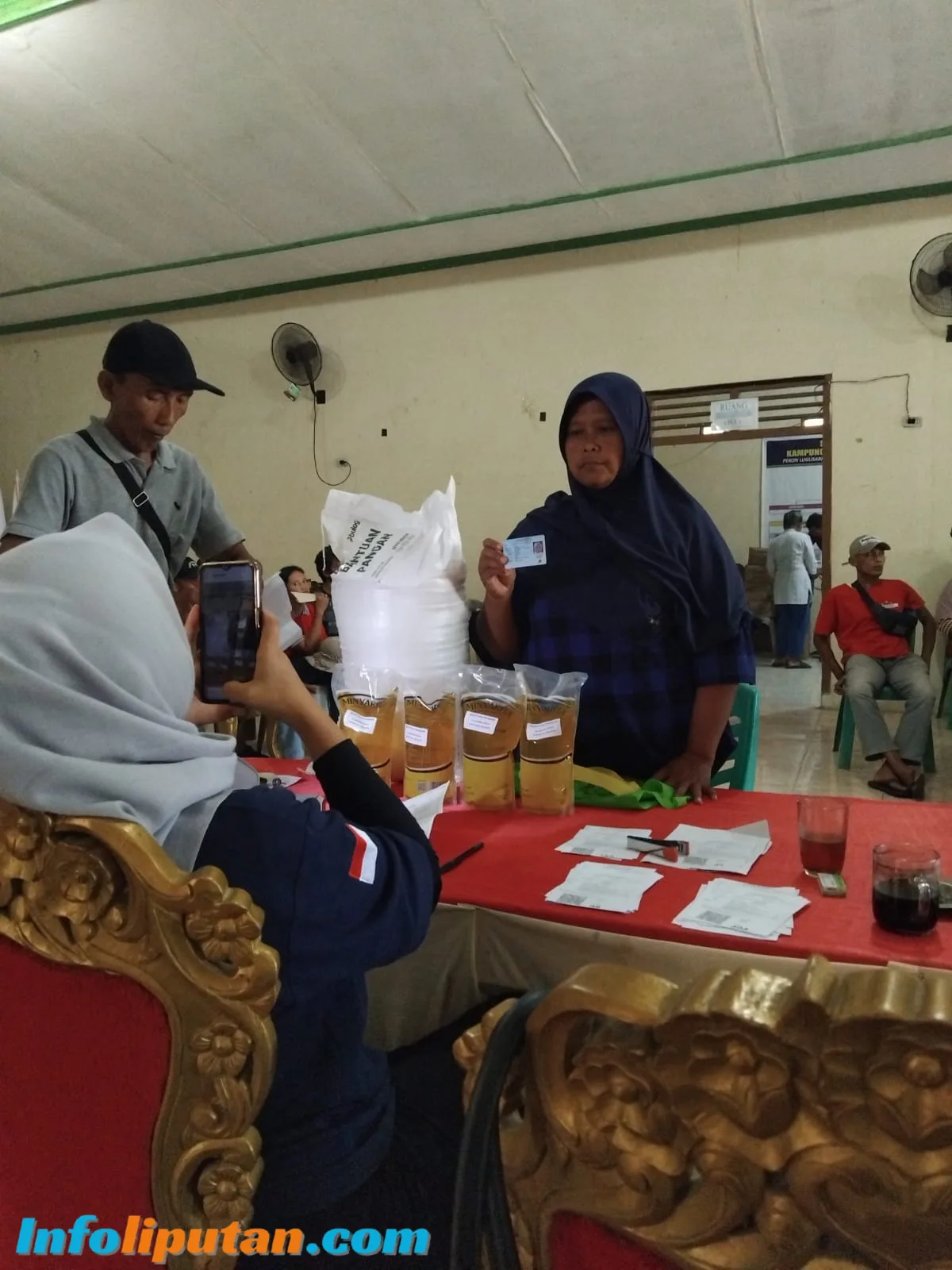 Pekon Lugusari Kembali Salurkan Bantuan Pangan Pemerintah untuk 413 Keluarga Penerima Manfaat