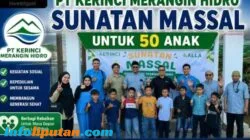 PLTA PT. KMH Gelar Sunatan Massal Gratis , Bejalan dengan Tertib, Aman dan Lancar di Wilayah Operasional