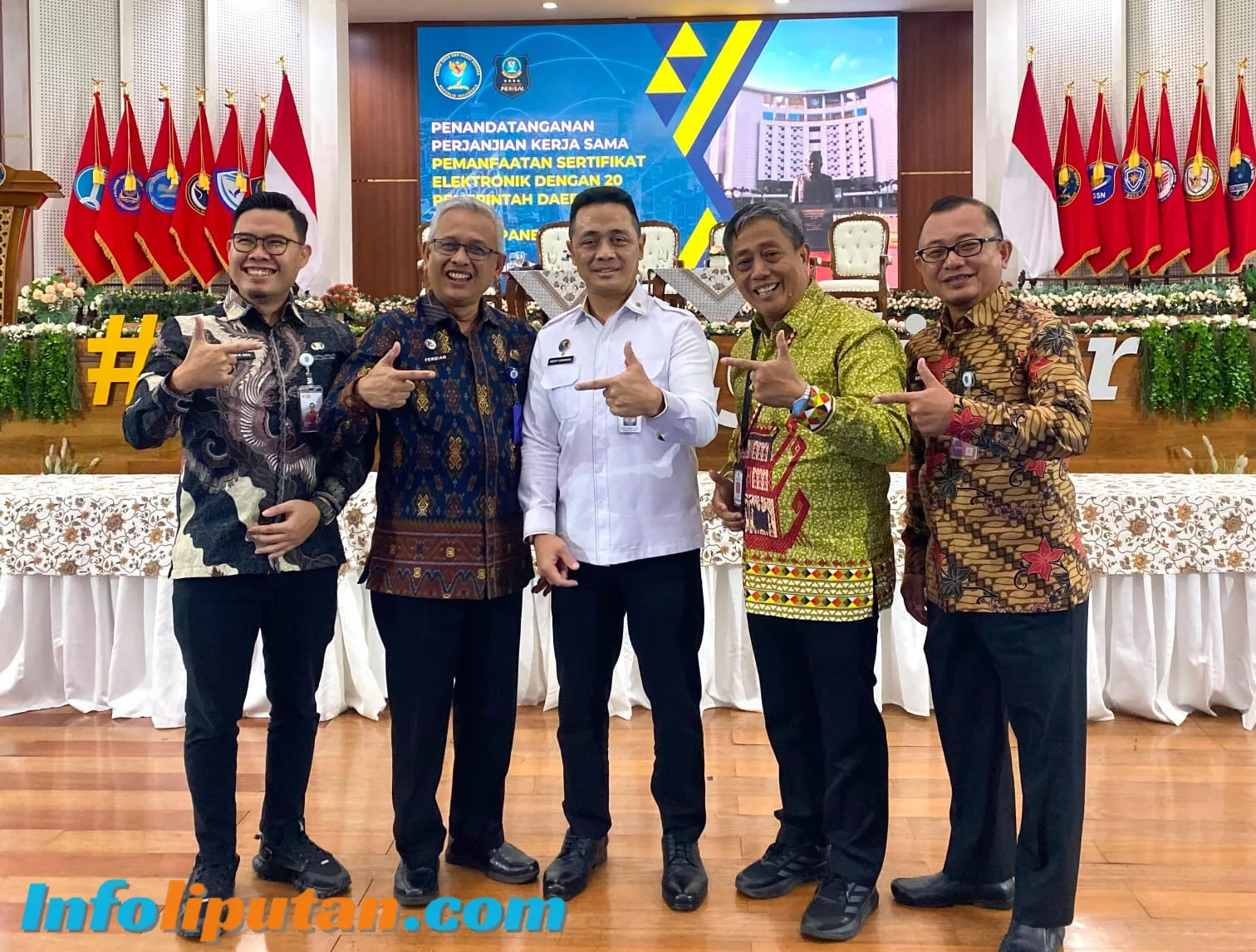 Kadis Kominfo Tanggamus Teken Kerja Sama Sertifikat Elektronik dengan BSSN, Tanggamus Jadi Pemanfaat TTE Tertinggi dari 21 Daerah