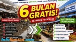 Pedagang Ditawari 6 Bulan Gratis, Pasar Modern Talang Padang Jadi Solusi Usaha yang Lebih Aman dan Nyaman
