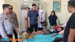 Respons Cepat! Kapolres Tanggamus Turun Langsung Cek Penanganan Siswa Diduga Keracunan Makanan