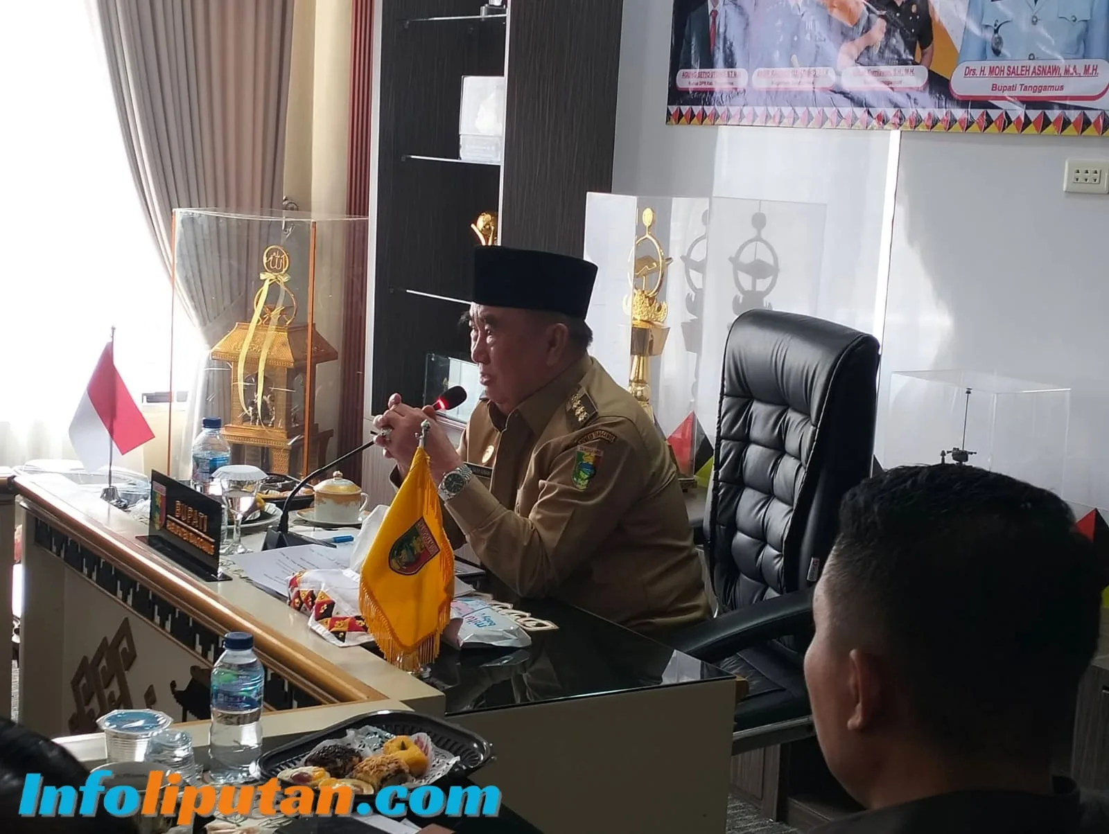 20 Kecamatan Tanggamus Terdampak Abu Vulkanik, KBM Dialihkan Daring 7–8 September