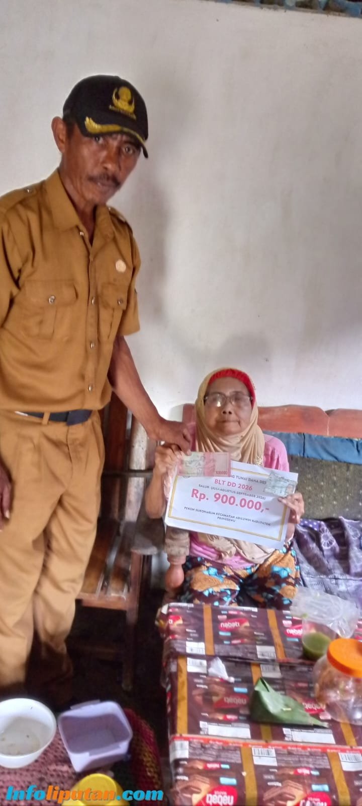 Penyaluran BLT-DD Pekon Sukoharum, 11 KPM Terima Bantuan Rp900 Ribu