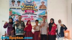 Siswa SDN 2 Air Naningan Raih Juara 1 Membaca Aksara Lampung FTBI 2026, Siap Wakili Tanggamus ke Tingkat Provinsi