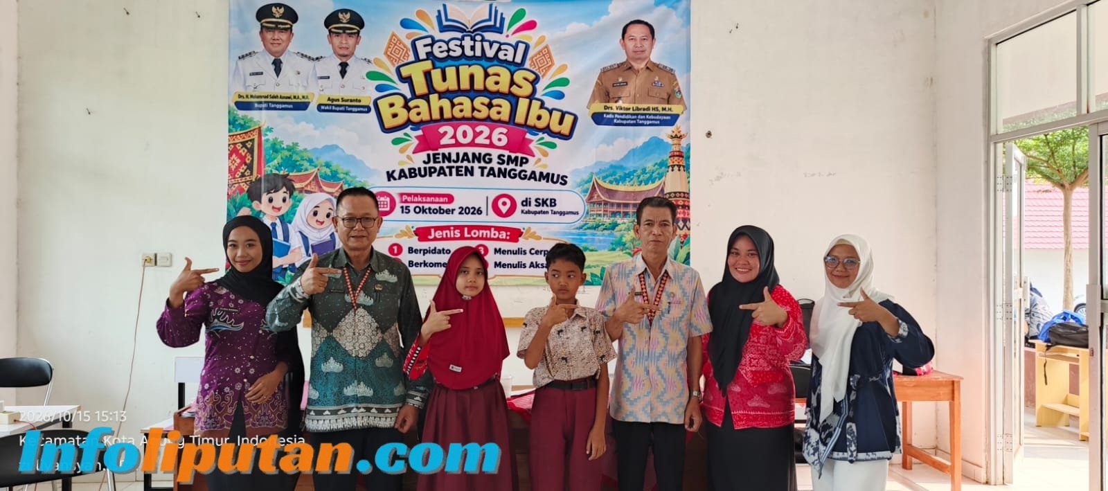 Siswa SDN 2 Air Naningan Raih Juara 1 Membaca Aksara Lampung FTBI 2026, Siap Wakili Tanggamus ke Tingkat Provinsi