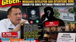 Terungkap! Ini Penyebab Oknum P3K Dinas Pertanian Telepon dan Tantang Direktur PDAM Pringsewu